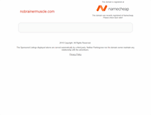 Tablet Screenshot of nobrainermuscle.com